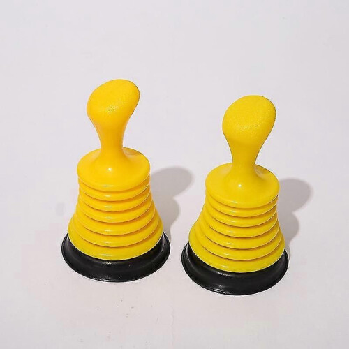2 stuks V-type balgontstopper geel