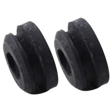 2 stuks radiator-isolatormontagebussen van rubber, zwart, geschikt voor Accord 74173-SJ4-000