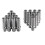 Kit de conversión de pernos de rueda extendidos M12x1.5-M12x1.5 de 20 piezas, 60 mm de longitud 3