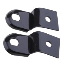 2x Schwarz Universal Motorrad Hinten Blinker Relocater Halter Schock Halterung