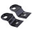 2x Schwarz Universal Motorrad Hinten Blinker Relocater Halter Schock Halterung 2