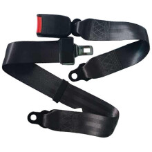 Heavy Duty 2 Point Adjustable Seatbelt Kit for Golf Carts Buses Vans Universal Fit