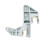 Beugelset 2437.48 voor 301 307 C3 Elysee - versnellingspook 3