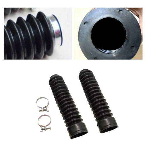 2PCS 35mm Motorcycle Fork Rubber Gaiter Boots Front Fork Shock Absorber CoverEU0 1