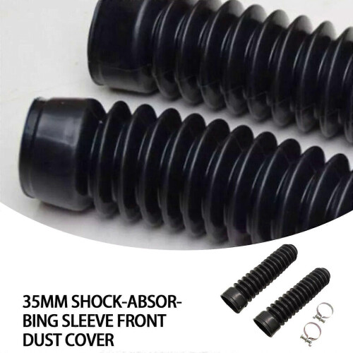 2PCS 35mm Motorcycle Fork Rubber Gaiter Boots Front Fork Shock Absorber CoverEU0 2