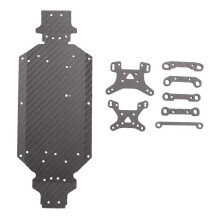 Koolstofvezel chassis schokdemper arm code voor