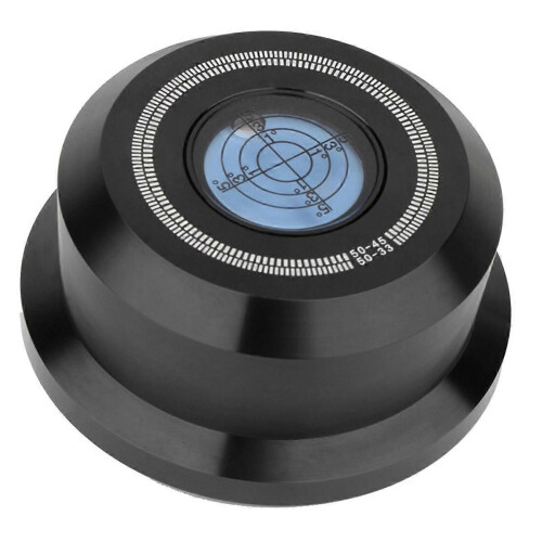 Platenstabilisator LP-schijfstabilisator HiFi Premium Audiophile, zwart