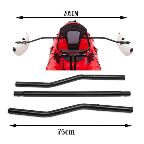 Kayak Floats Stabilizing Rods Outrigger Float with Sidekick Arms Rod 2