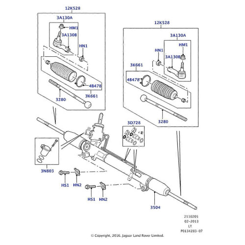 QFK500030 Rótula de dirección para Land Rover 1