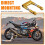 Kit d'abaissement de selle CNC pour moto S1000R, or 4