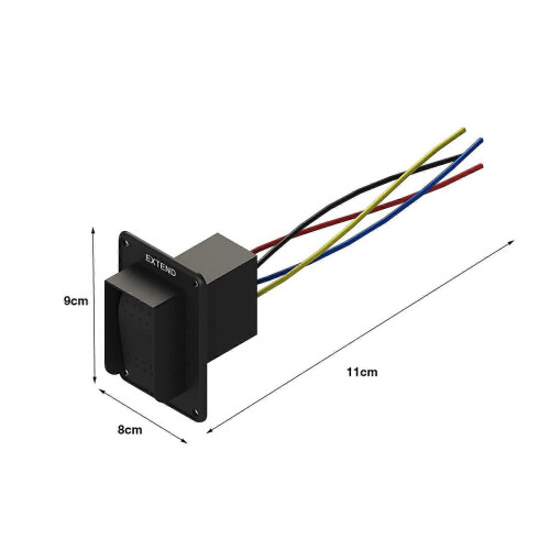 387874 Power Stabilizer Switch Accessoire 12V Uitgeschoven Intrekbare Stabilisator 1