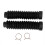 1 Pair 20.5cm Long Front Fork Cover Shock Absorber Dust Rubber Cover Black 2