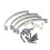 Steel Leaf Spring Suspension Set for B14 B16 B24,Silver 4