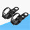 Support de clignotants de moto, fixations de fourche 30-43 mm, noir, HNH YEMAA 5