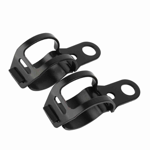 Support de clignotants de moto, fixations de fourche 30-43 mm, noir, HNH YEMAA 1