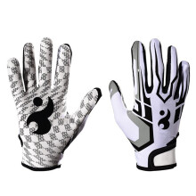 nonslip sports gloves fullfinger made of silicone, adjustable baseball, American football and rugby for breathable comfort and improved grip