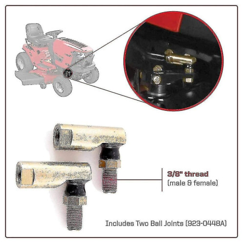 2 rotules de direction pour MTD Cub-Cadet Toro 112-0917 923-0448a 723-0448a 1
