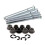 Set di perni e boccole per cerniere portiere auto 2 PORTE Per S10 1994 - 2004 e per GMC 5
