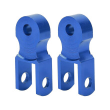 Motorfiets achter schokdemperverhoger 2 stuks blauw aluminium M10 montagegat hoogte verlenging