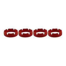 (2 paria punaisia) Uusi moottoripyörän etuhaarukan suojarengas, sopii KTM Absorber Wear Shock Sleeve