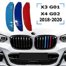 (2018-2021 x3 G01) 3 stuks ABS auto grille strip trim clip voor BMW X3 2022 E83 F25 G01 M Power Performance