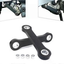 Kit de barra de descenso para motocicleta Suzuki DRZ 400, 2 pulgadas, color negro, 2025