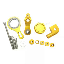 (Golden)Motorrad-Lenkungsdämpfer Linearstabilisator Halterungshalterung Support Kit Für YAMAHA YZF R1