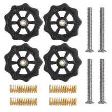 (Gelb) 4set Heatbed Spring Leveling Kit Einstellmutter + m4 * 40 Schrauben Diy Leveling Module Kompatibel