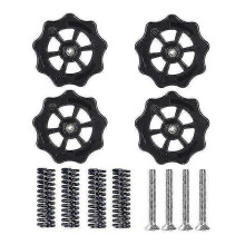 (Blau) 4set Heatbed Spring Leveling Kit Einstellmutter + m4 * 40 Schrauben Diy Leveling Module Kompatibel