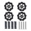 (Gelb) 4set Heatbed Spring Leveling Kit Einstellmutter + m4 * 40 Schrauben Diy Leveling Module Kompatibel 3