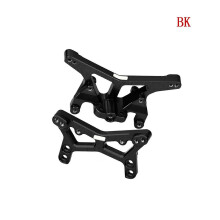 (Schwarz) GPM 7075 Alloy Shock Tower Set Vorne und Hinten Für LOSI 1/24 Micro-B 2WD Buggy