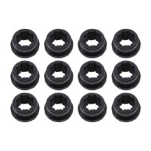 (Schwarz) 12Pcs Hinten Camber Buchse Ersatzteile Lower Control für Honda ES Skunk2 Rot