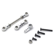 (2) Varilla de brazo servo de metal, barra de dirección para Wltoys K969 K979 K989