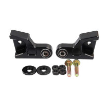 (Negro) Enlaces de descenso de suspensión trasera de motocicleta Asiento inferior para Honda ADV350
