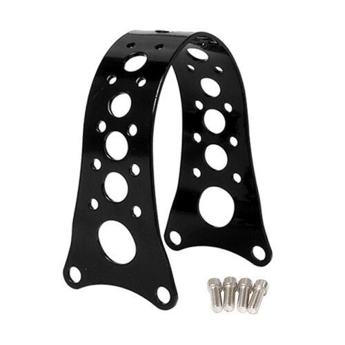 (Bright Black)Front Fork Brace for XL 1988-2017 FXR 1998-2004 2005 1