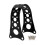 (Bright Black)Front Fork Brace for XL 1988-2017 FXR 1998-2004 2005 5