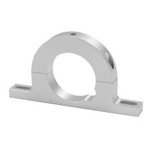 (Plata) Billet 2" Orificio cepillado Montaje debajo del tablero Abrazadera River Columna de dirección