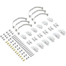 (Plata) Kit de bricolaje de amortiguador de resorte para accesorios de actualización de coche de control