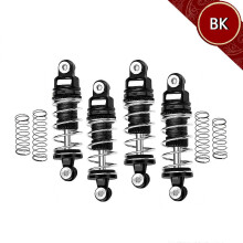 (Schwarz) Legierung 6061 Vorne (32mm) & Hinten (36mm) Schock Set Für LOSI 1/24 Micro-B jy