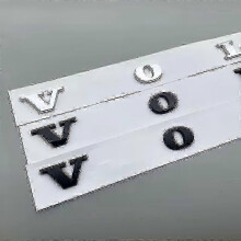 (Glanzend zwart) Volvo-logo op de achterklep voor de C70 C30 S60 XC90 XC60 V60