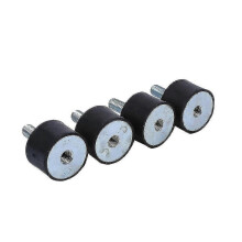 (M8) 4x Bobinas de silentblock antivibración con amortiguador de cojinetes de goma