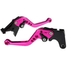 (Kort roze)Motorrad brems kupplungs hebel einstellbar fr yamaha xt 1985 2015-2018 Motorrad griff zubehr