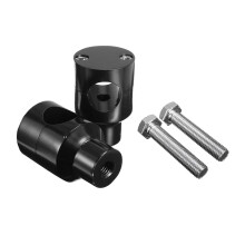 Guidon droit (noir 22 mm) pour poignées King Touring 22 mm 25 mm noir 25 mm