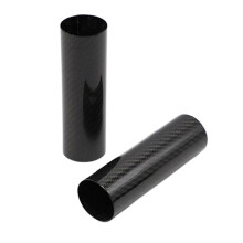 (17 cm) Cache-fourche avant de moto en fibre de carbone, protections pour amortisseurs de moto