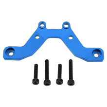 Plaque de protection avant en alliage d'aluminium (bleue) pour voiture Typhon 380 1/18 - Pièces de rechange