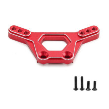 (Rojo) Placa de montaje robusta del amortiguador delantero, soporte del amortiguador para vehículo de
