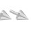 (Silber) 6Pcs M5 Motorrad Windschutzscheibe Schrauben Spike Schrauben Montage Muttern Kit Silber 2