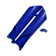 (Azul) 2 protectores de amortiguador de motocicleta para horquilla delantera