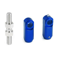 (Azul) Kit de descenso delantero y trasero ATV de aleación de aluminio para accesorios de motocicleta