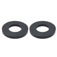 (Negro) 2 piezas/4 piezas Amortiguador de dirección, arandela de cojinete absorbente sobre buje de amortiguador,